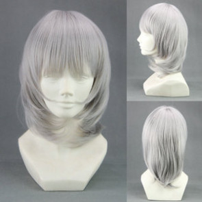 Grey 40cm Good Luck Girl! Ichiko Sakura Cosplay Wig