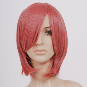 Dark Pink Pontail Raiko Shimizu Cosplay Wig