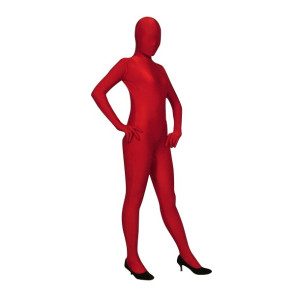 Dark Red Lycra Spandex Unisex Zentai Suit