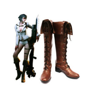 Devil May Cry 4 Lady Coffee Faux Leather Cosplay Boots