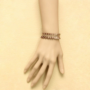 Elegant Champagne Office Lady Lolita Wrist Strap