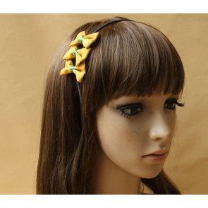 Gorgeous Handmade Yellow Bow Lady Lolita Headband