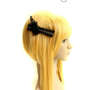 Gothic Black Lady Handmade Lolita Hairpin