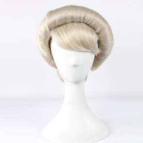 Gray 30cm Frozen Coronation Elsa Cosplay Wig