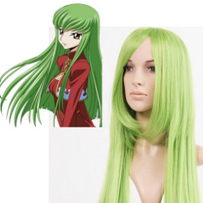 Green 100cm Code Geass-C.C. Nylon Cosplay Wig