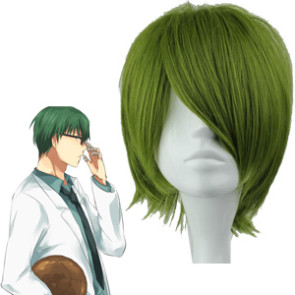 Green 32cm Kuroko no basuke Midorima Shintaro Cosplay Wig