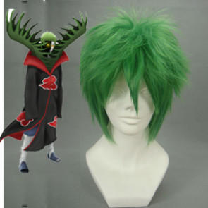 Green 32cm Naruto Zetsu Nylon Cosplay Wig