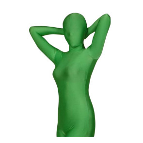 Green Lycra Spandex Unisex Zentai Suit