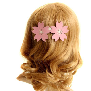Handmade Pink Sakura Lady Lolita Hairpin
