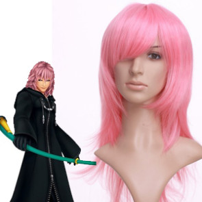 Light Pink 65cm Kingdom Hearts Marluxia Nylon Cosplay Wig