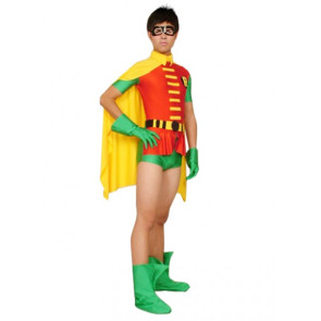 Lycra Spandex Robin Superhero Zentai Suit