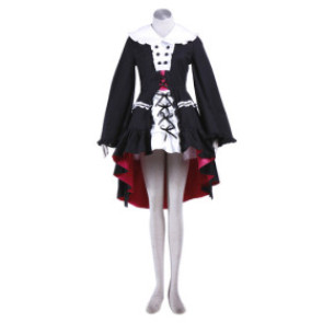 Haruhi Suzumiya Nagato Yuki Black Maid Lolita Dress