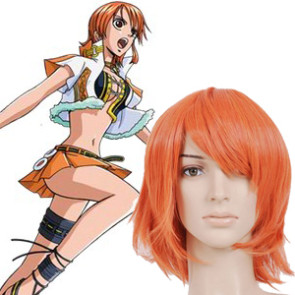 Orange 32cm One Piece Nami Cosplay Wig