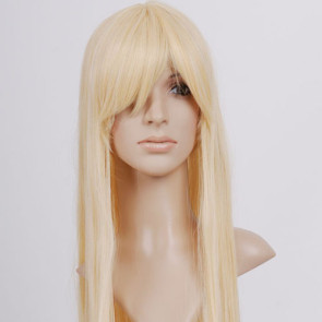 Pale Blonde Long Straight Cosplay Wigs