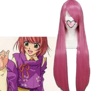 Pink 80cm Harukanaru Hachiyou Shou Toki no Naka De Cosplay Wig