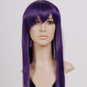 Purple Long Straight Cosplay Wig