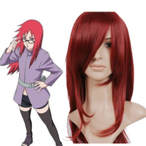 Red 65cm Naruto Karin Cosplay Wig