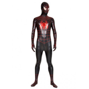Red & Black Lycra Spandex Spiderman Zentai Suit