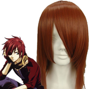 Red Brown 40cm D.Gray-man Lavi Cosplay Wig