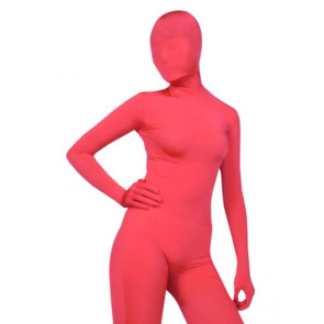 Red Full-Body Lycra Spandex Unisex Zentai Suit