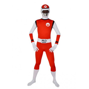 Red Lycra Spandex Leotard Superhero Zentai Suit