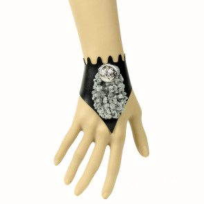 Sexy Leather Button Lady Lolita Wrist Strap