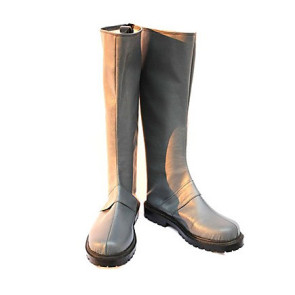 Silver Axis Powers Hetalia Faux Leather Cosplay Boots