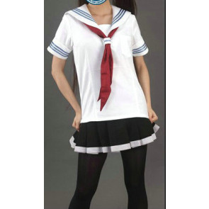 Sweet Short Sleeves Girl School Uniform Cosplay Costume