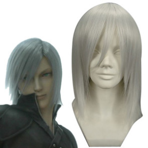 White 40cm Final Fantasy Kadaj Cosplay Wig