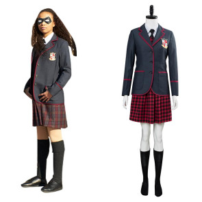 Umbrella Academy Girl School Uniform Cosplay Costume