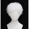 White 30cm The Promised Neverland Norman Cosplay Wig