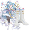 Vocaloid 2020 Snow Miku Cosplay Boots