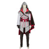 Assassin's Creed II Ezio Auditore da Firenze White Edition Cosplay Costume Version 2