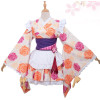 Puella Magi Madoka Magica Mami Tomoe Kimono Cosplay Costume