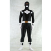 Black Spandex Power Rangers Superhero Zentai Bodysuit Costume
