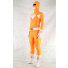 Orange Spandex Power Rangers Superhero Zentai Bodysuit Costume