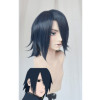 Blue Black 35cm Boruto Sasuke Uchiha Cosplay Wig