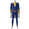 Shazam! Captain Marvel Billy Batson Blue Suit Cosplay Costume