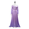 Frozen 2 Princess Elsa Purple Dress Cosplay Costume 