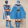 Blue Power Rangers Mystic Uniform Spandex Zentai Costume