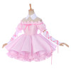 Shugo Chara! Utau Hoshina Utau Tsukiyomi Pink Dress Cosplay Costume