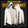 PlayerUnknown's Battlegrounds White Hoodie Cosplay Costume