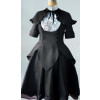 Puella Magi Madoka Magica Akemi Homura Black Dress Cosplay Costume 