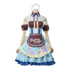 BanG Dream! Hikawa Hina Coffee Maid Cosplay Costum 