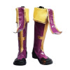 Blazblue Jin Kisaragi Purple Cosplay Boots