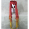 120cm Gonna be the Twin-Tail!! Soji Mitsuka Tail Red Cosplay Wig