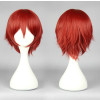 Red 30cm Assassination Classroom Karma Akabane Cosplay Wig