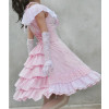 Sweet Pink Sleeveless Bow Lace Lolita Dress