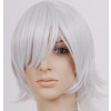 Silver 32cm Hakuouki Toshizo Hijikata Cosplay Wig