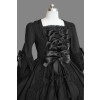 Black Lace Bows Cotton Classic Lolita Dress